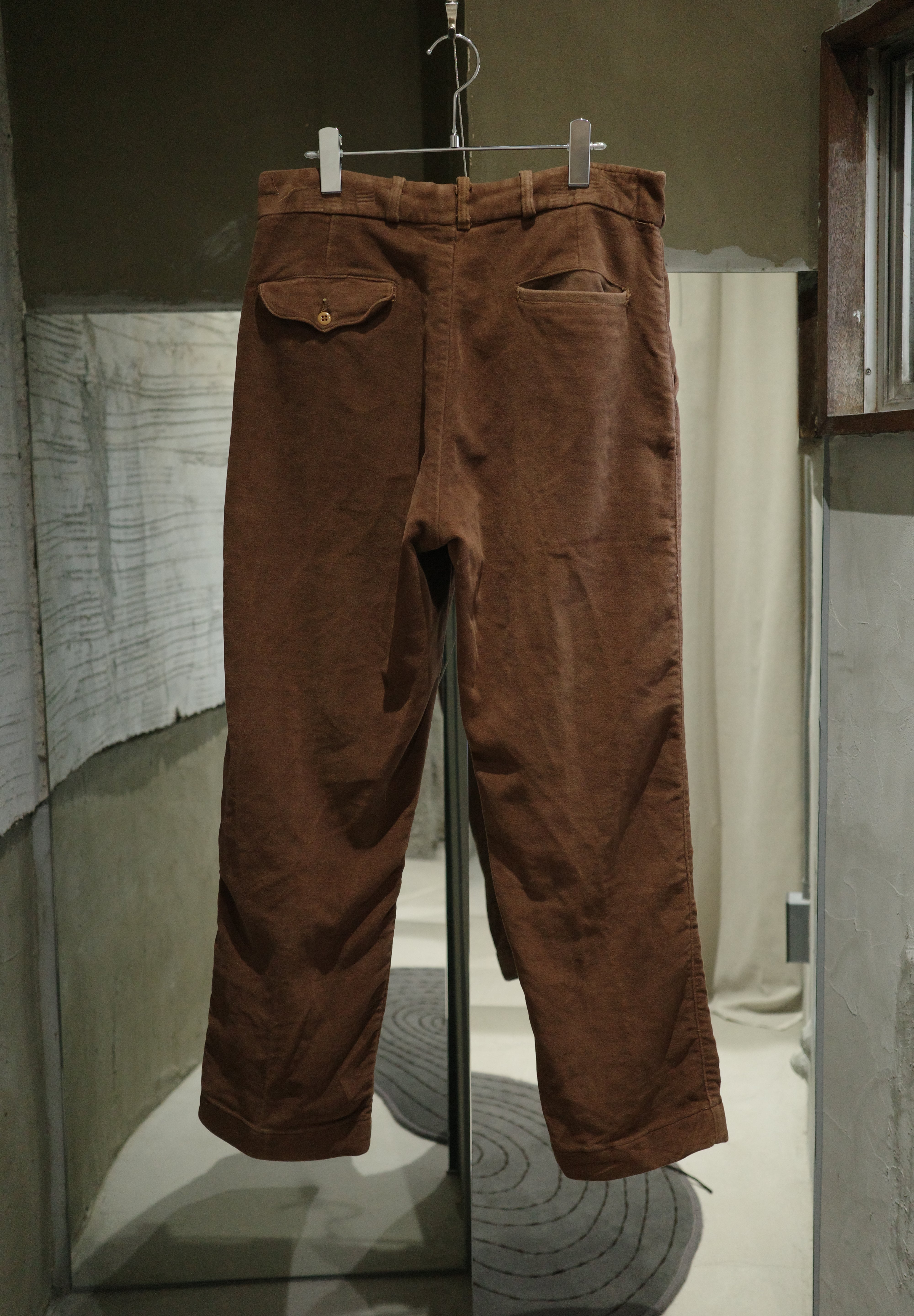 60's “ Duxbak” Cotton velour pants
