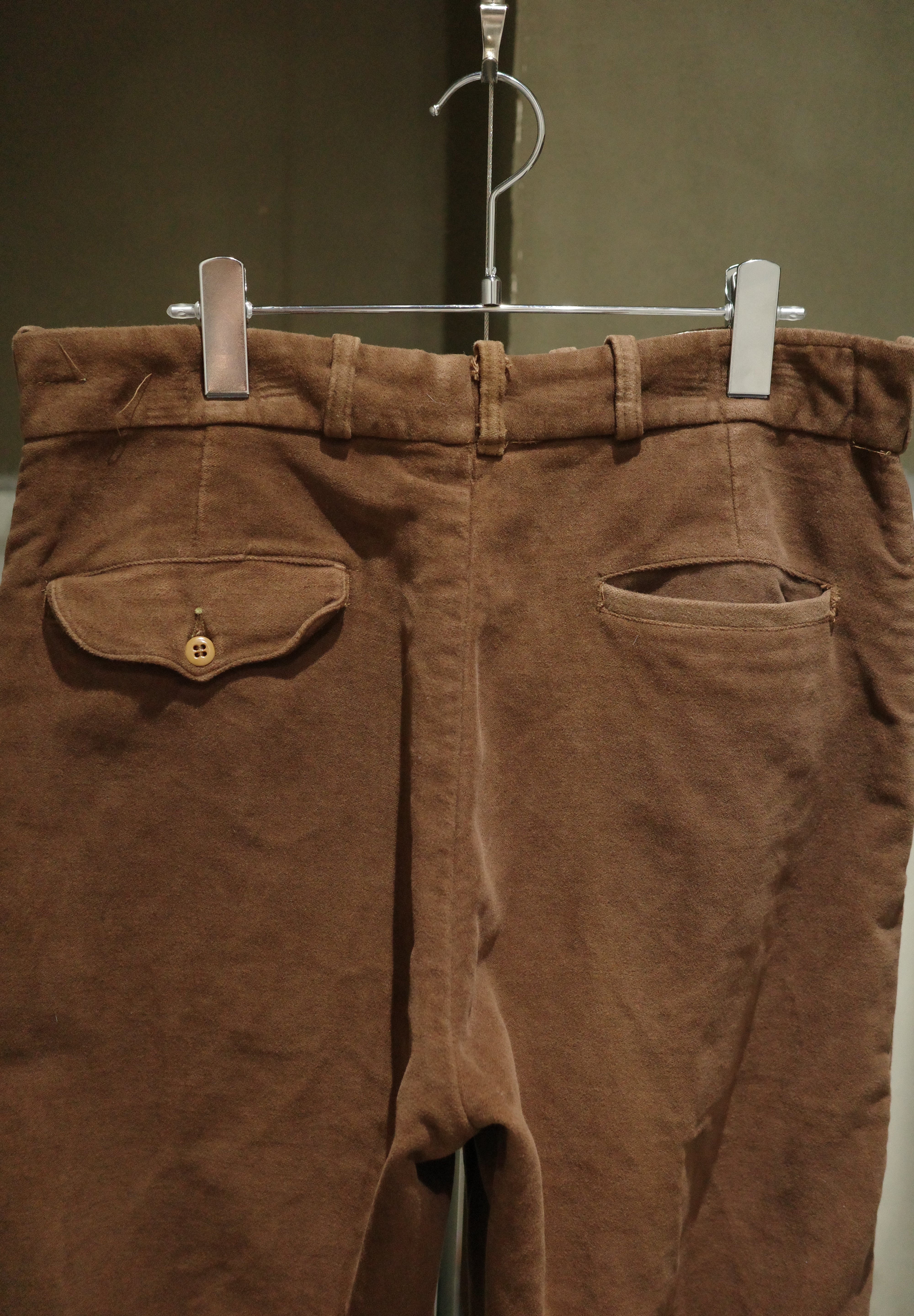 60's “ Duxbak” Cotton velour pants