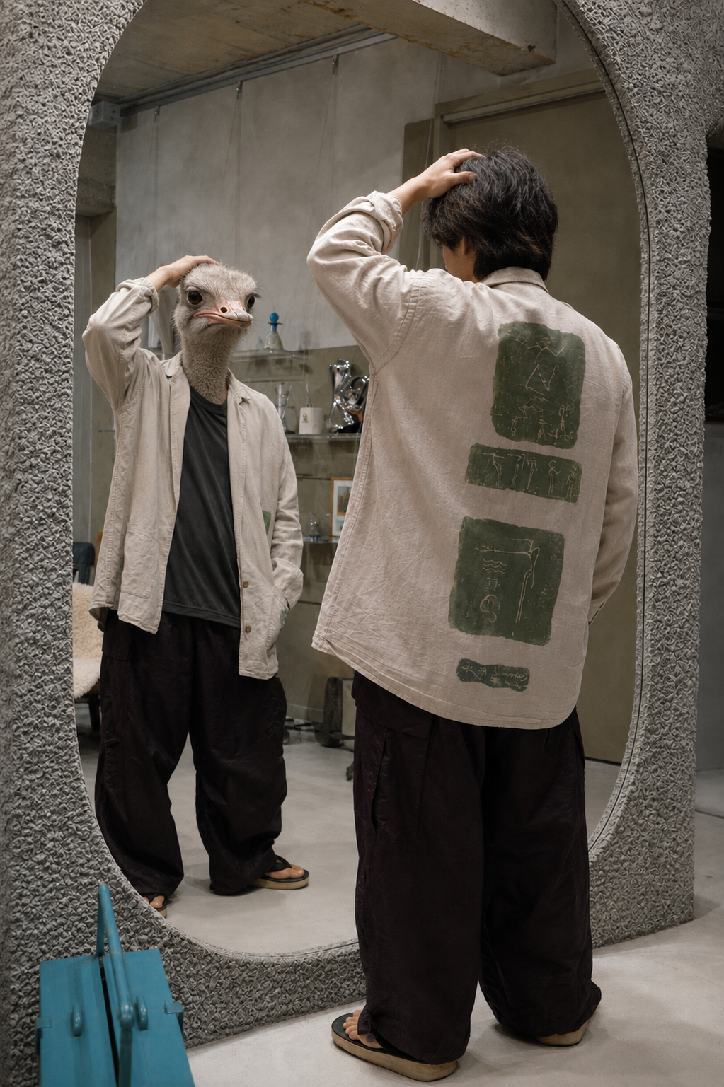 Nylon cargo pants