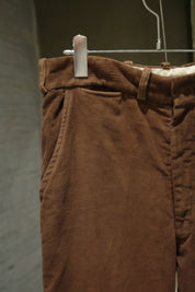 60's “ Duxbak” Cotton velour pants