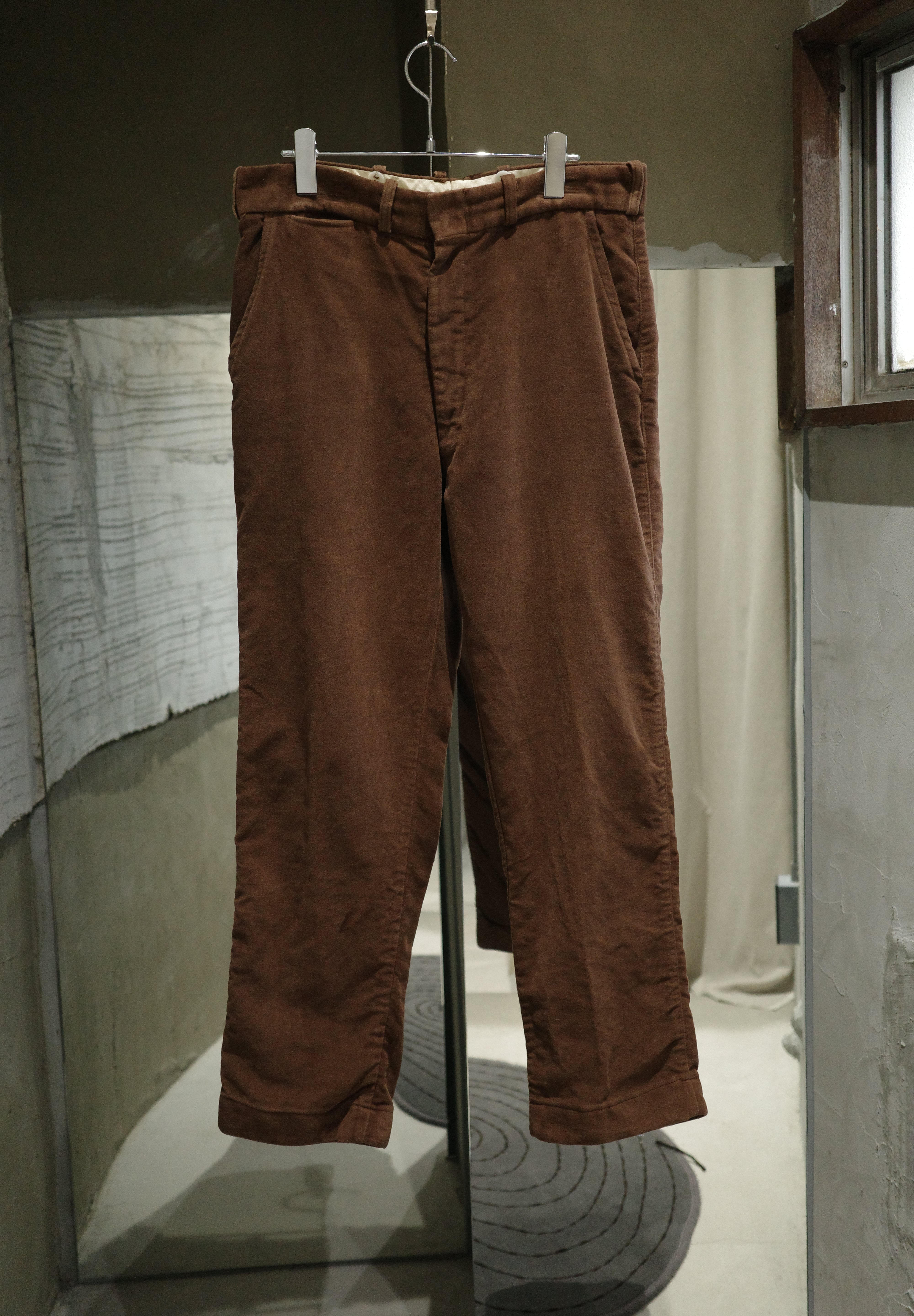 60's “ Duxbak” Cotton velour pants