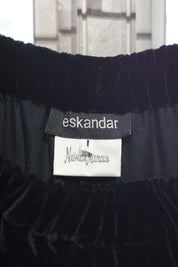 eskandar velour easy pants