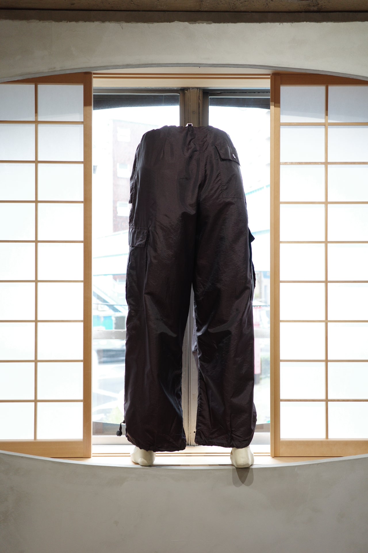 Nylon cargo pants