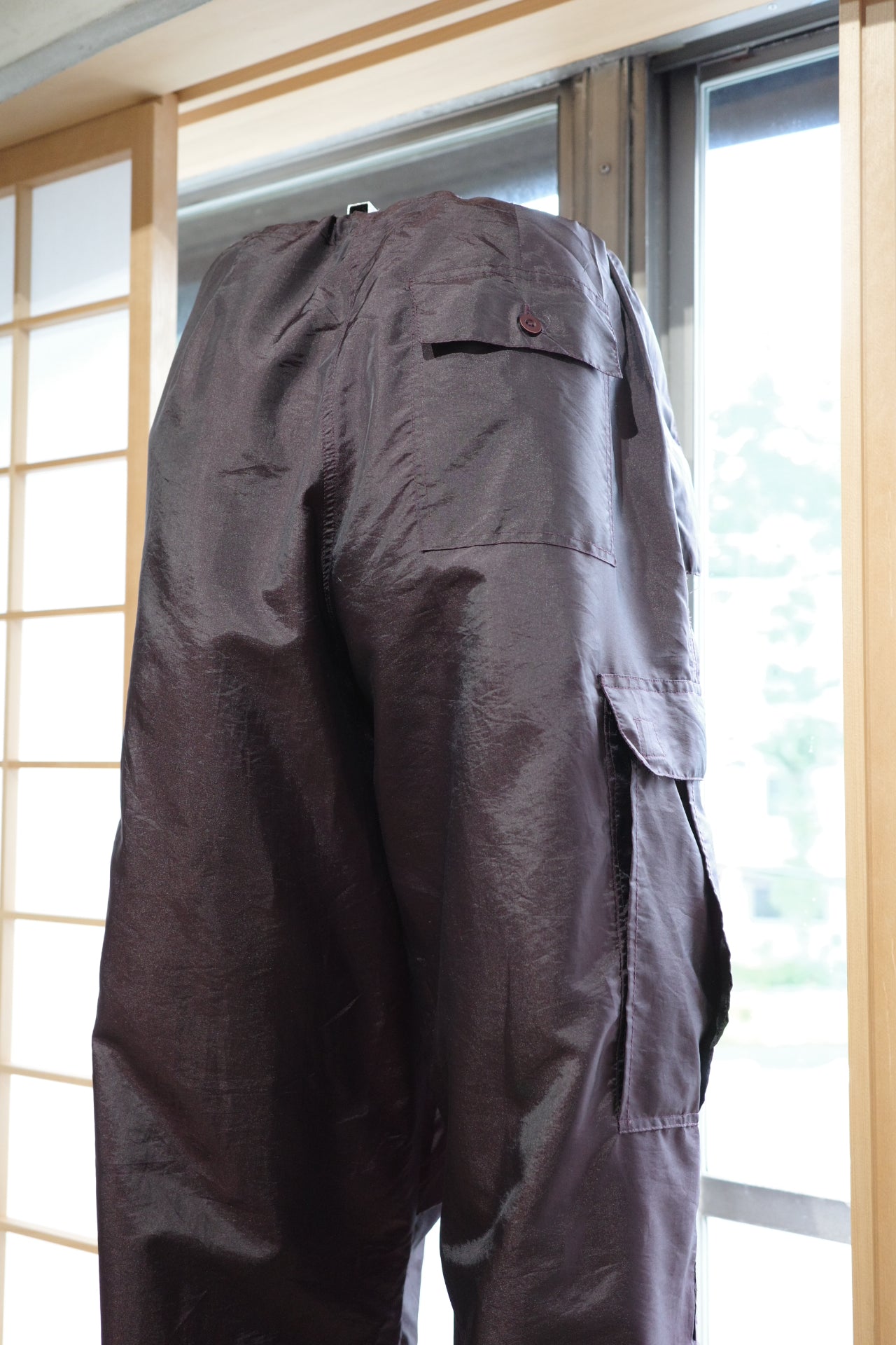 Nylon cargo pants