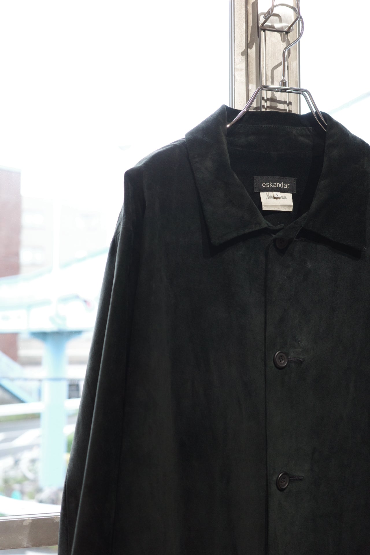 eskandar suede jacket