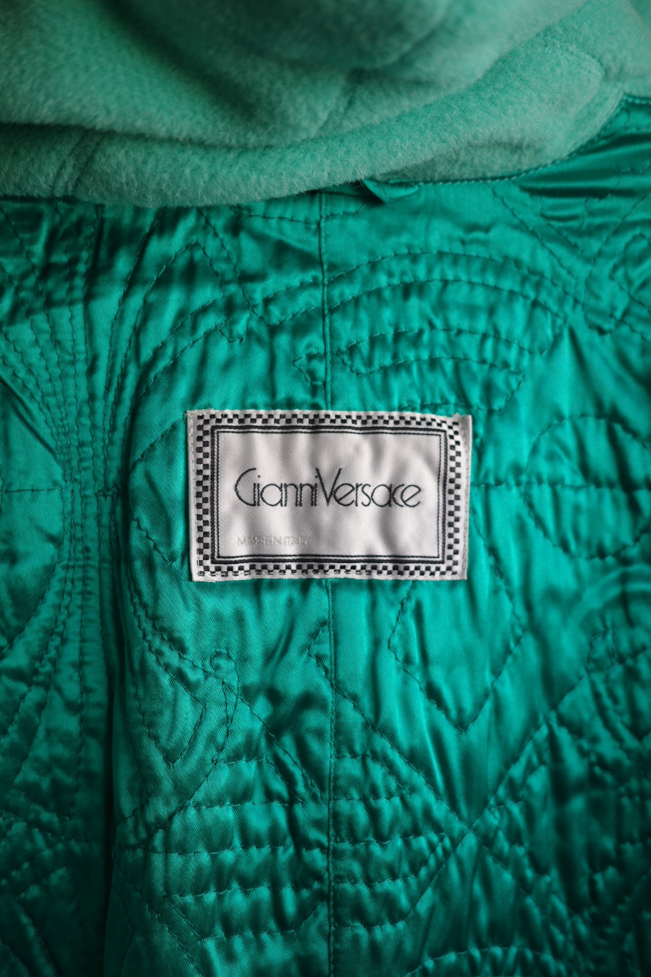 80's Gianni Versace Wool alpaca coat