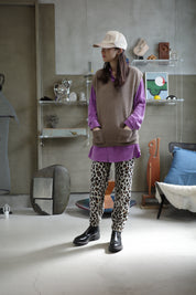 70's Wool / mink knitting vest