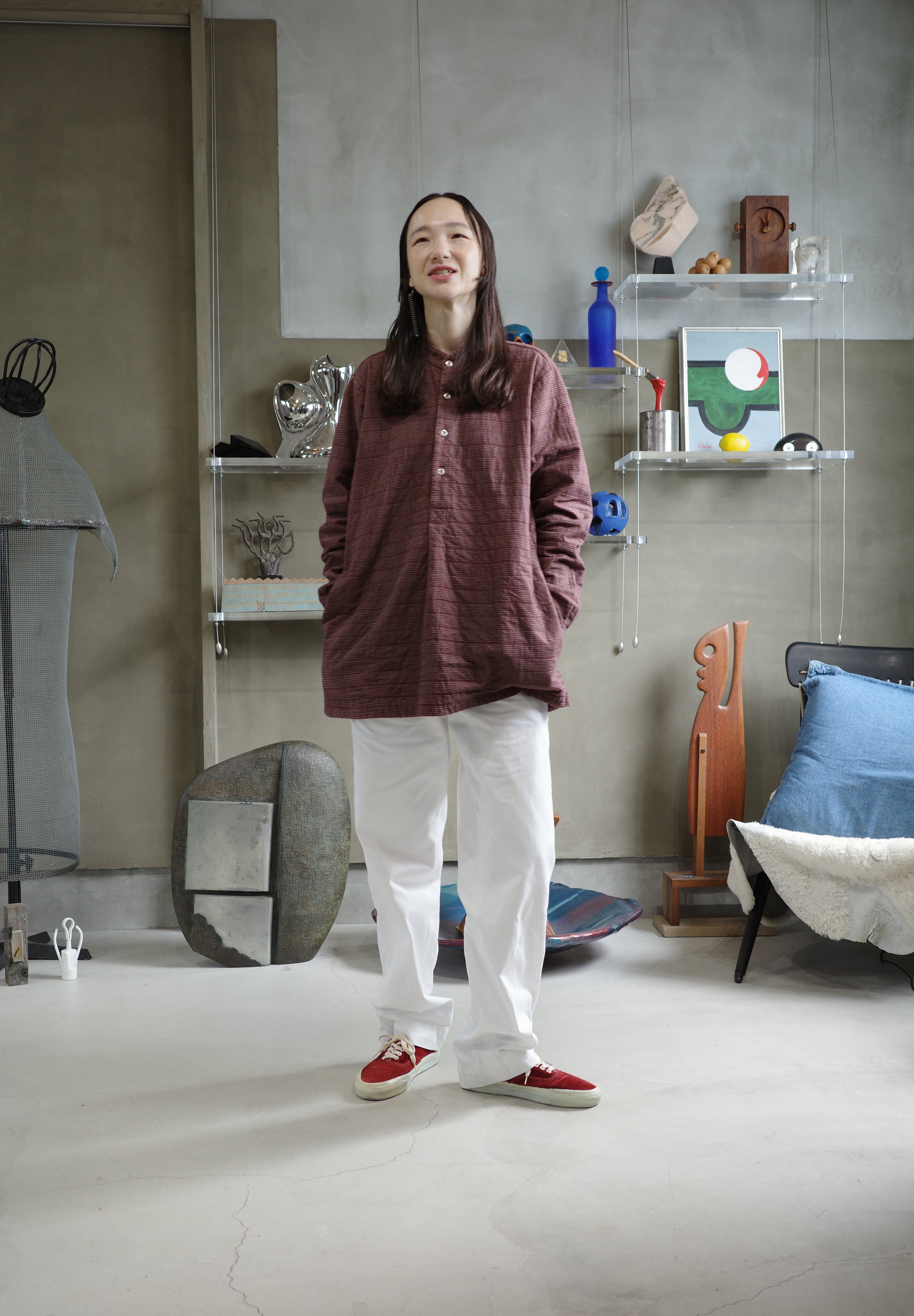 70's " marimekko " Cotton smock