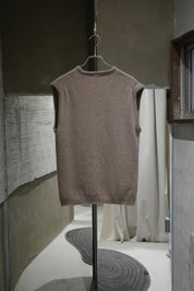 70's Wool / mink knitting vest