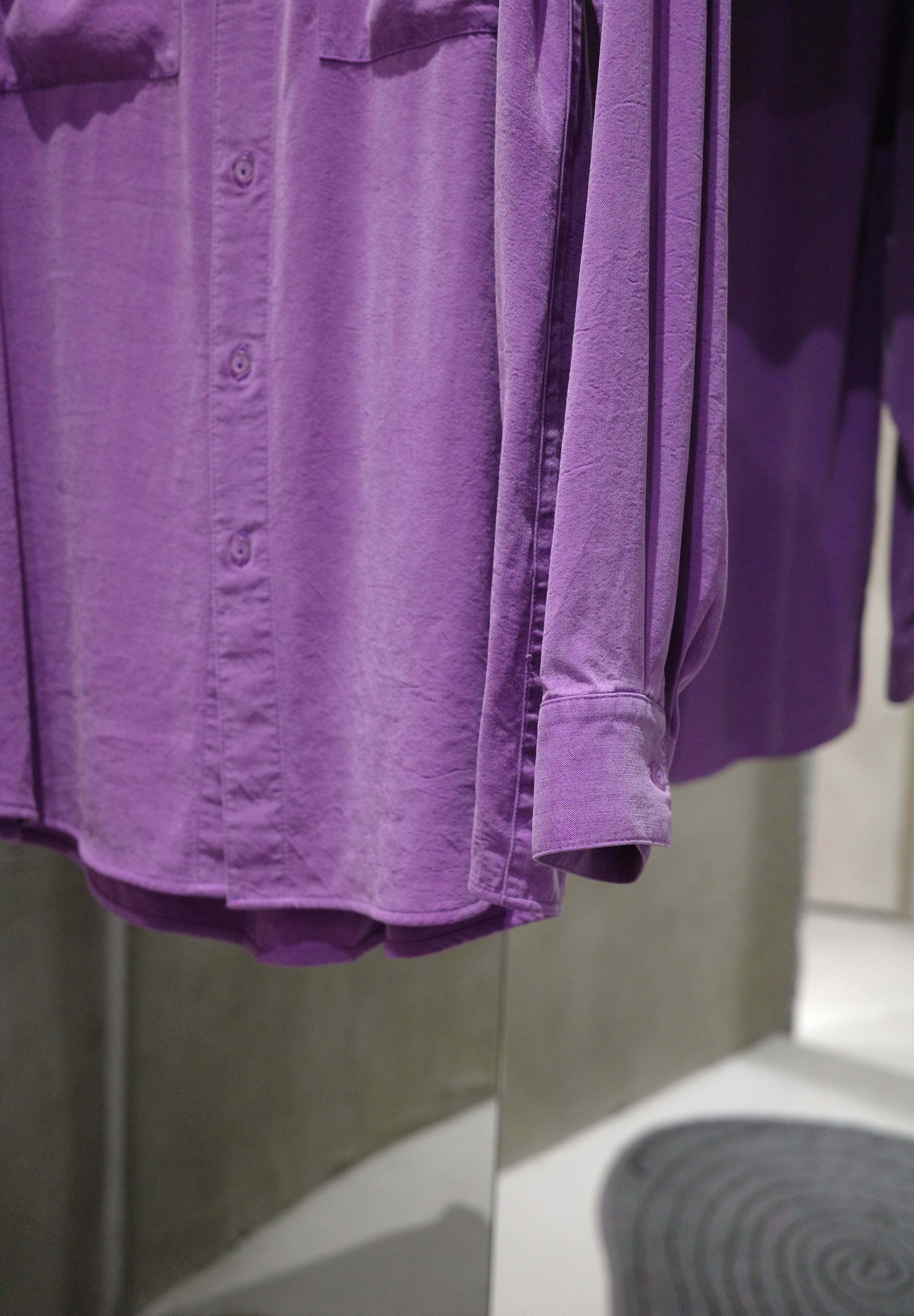 Purple Tencel shirts