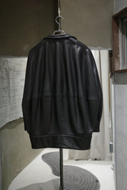 80's Lamb black leather jacket