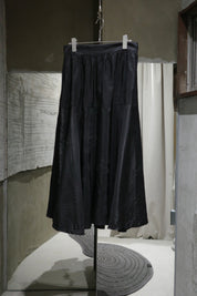 French silk long skirts