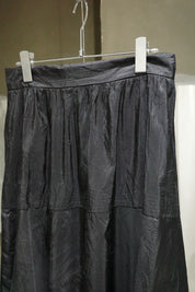 French silk long skirts