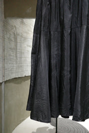 French silk long skirts