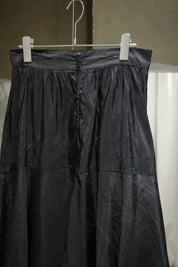 French silk long skirts