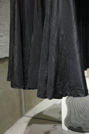 French silk long skirts