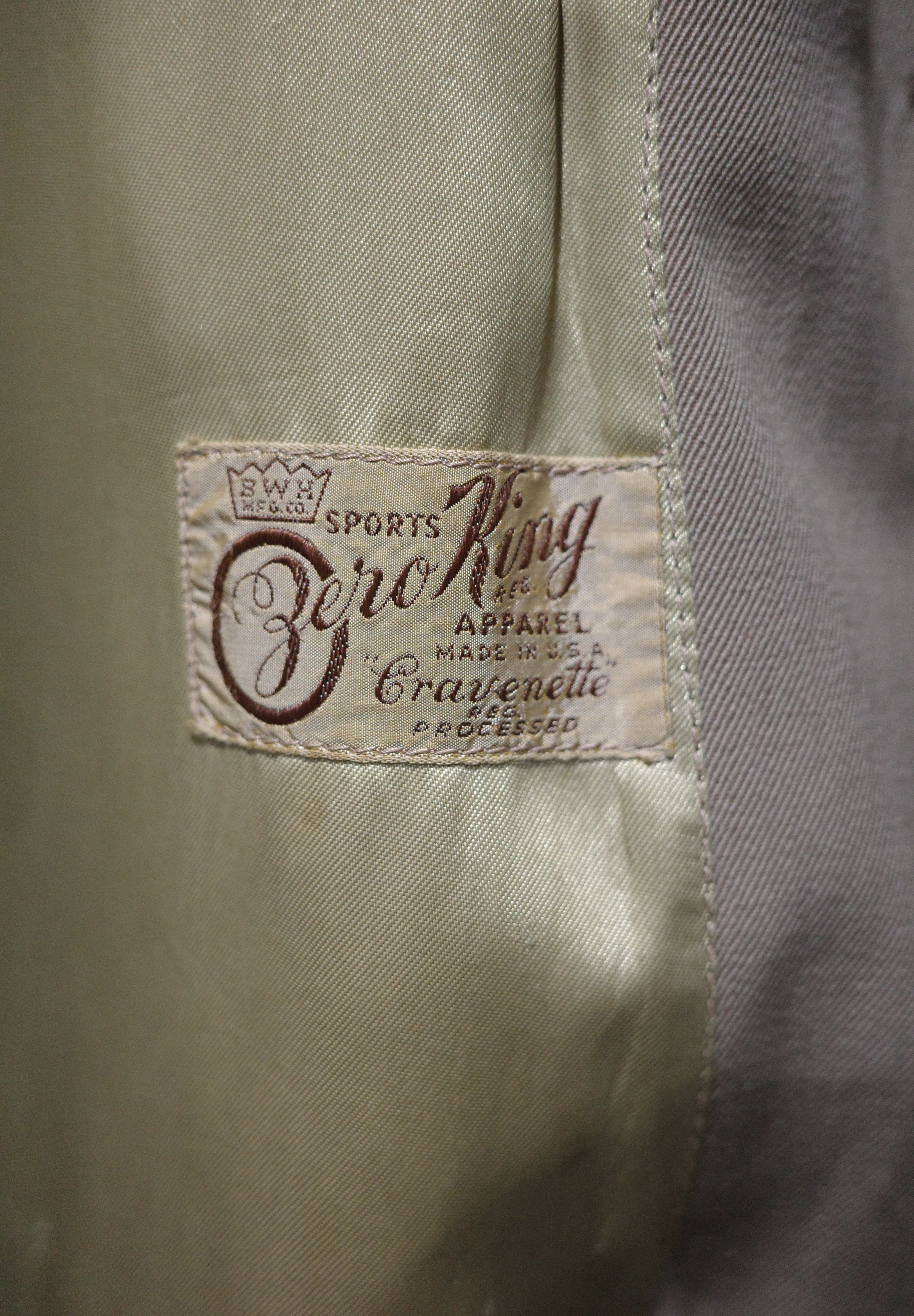50's Wool gabardine jacket