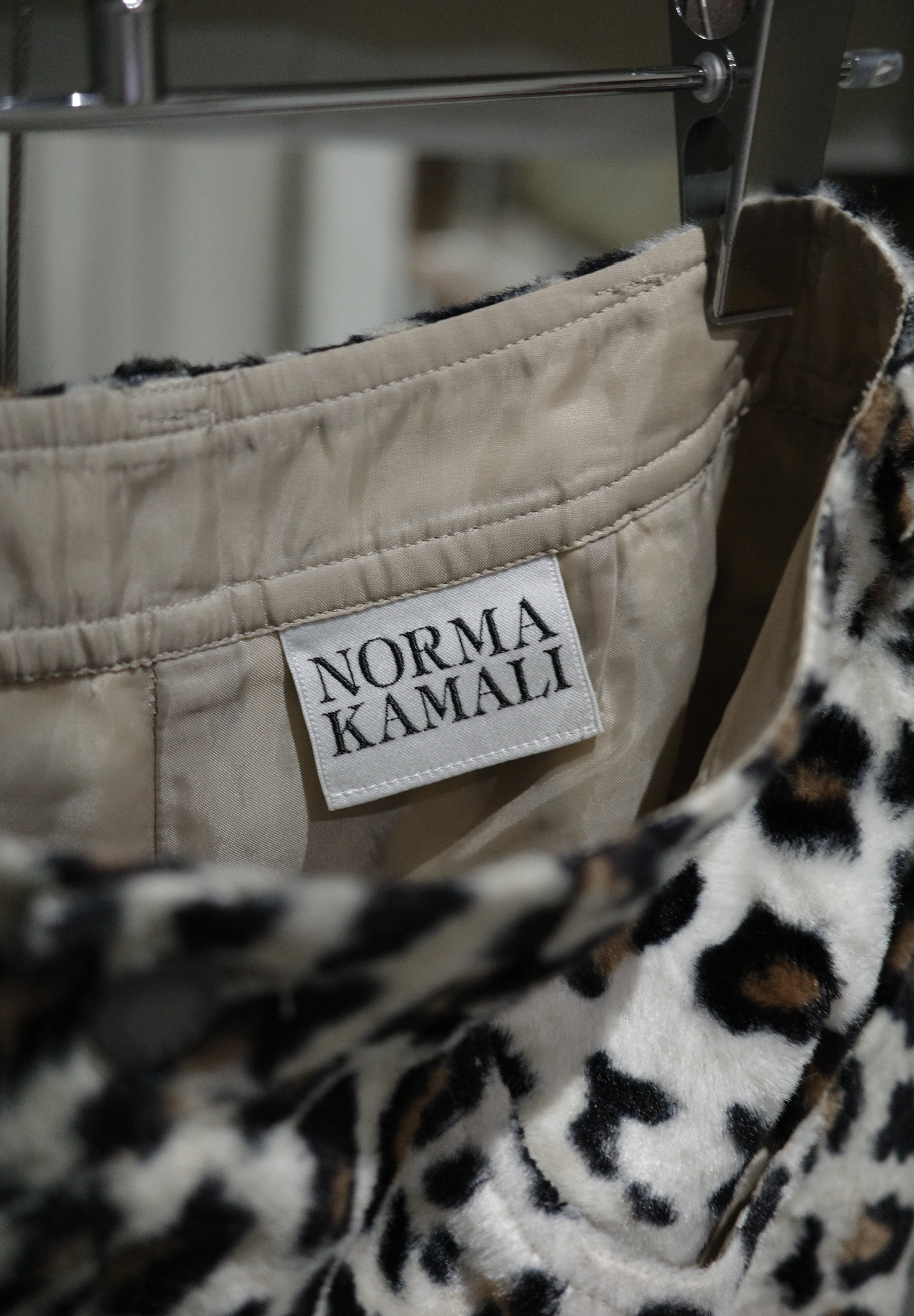 "NORMA KAMARI"  fake fur pants