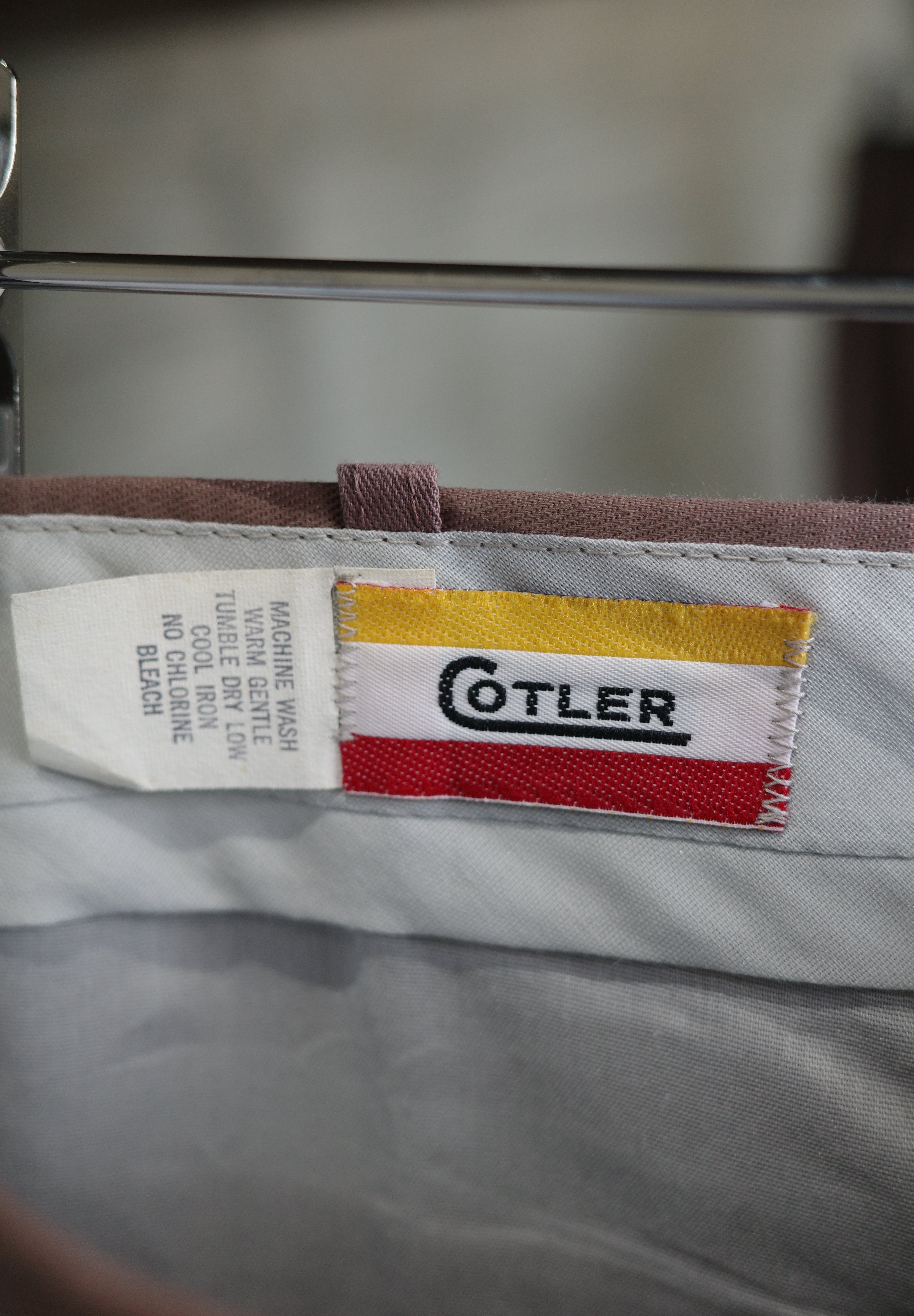 Cotton chino pants