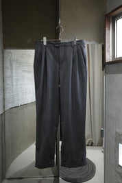 Zenella wool 2 tuck slacks