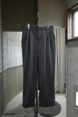 Zenella wool 2 tuck slacks