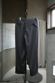 Zenella wool 2 tuck slacks