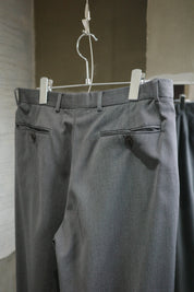 Zenella wool 2 tuck slacks