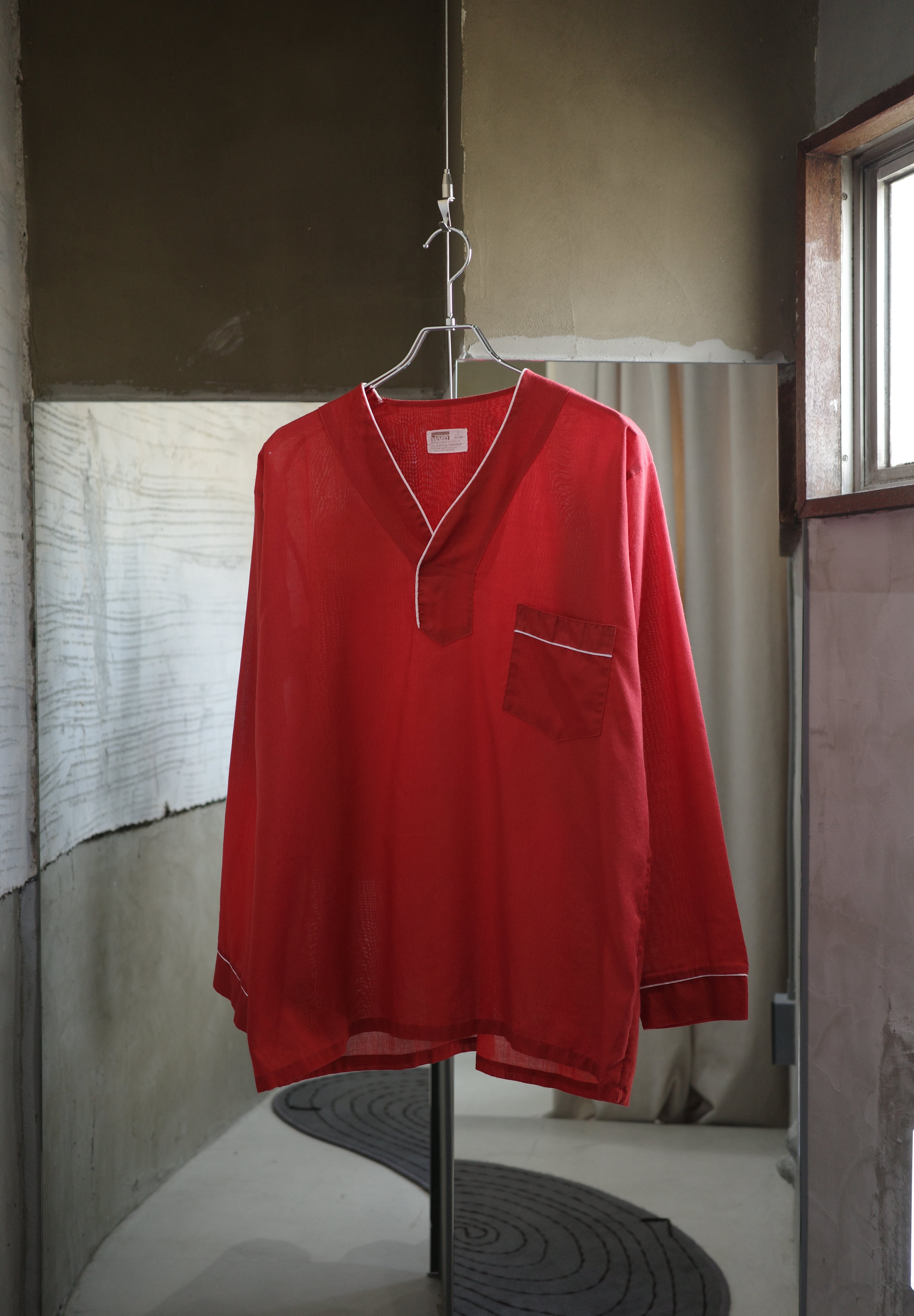 Red V neck tops