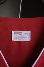 Red V neck tops