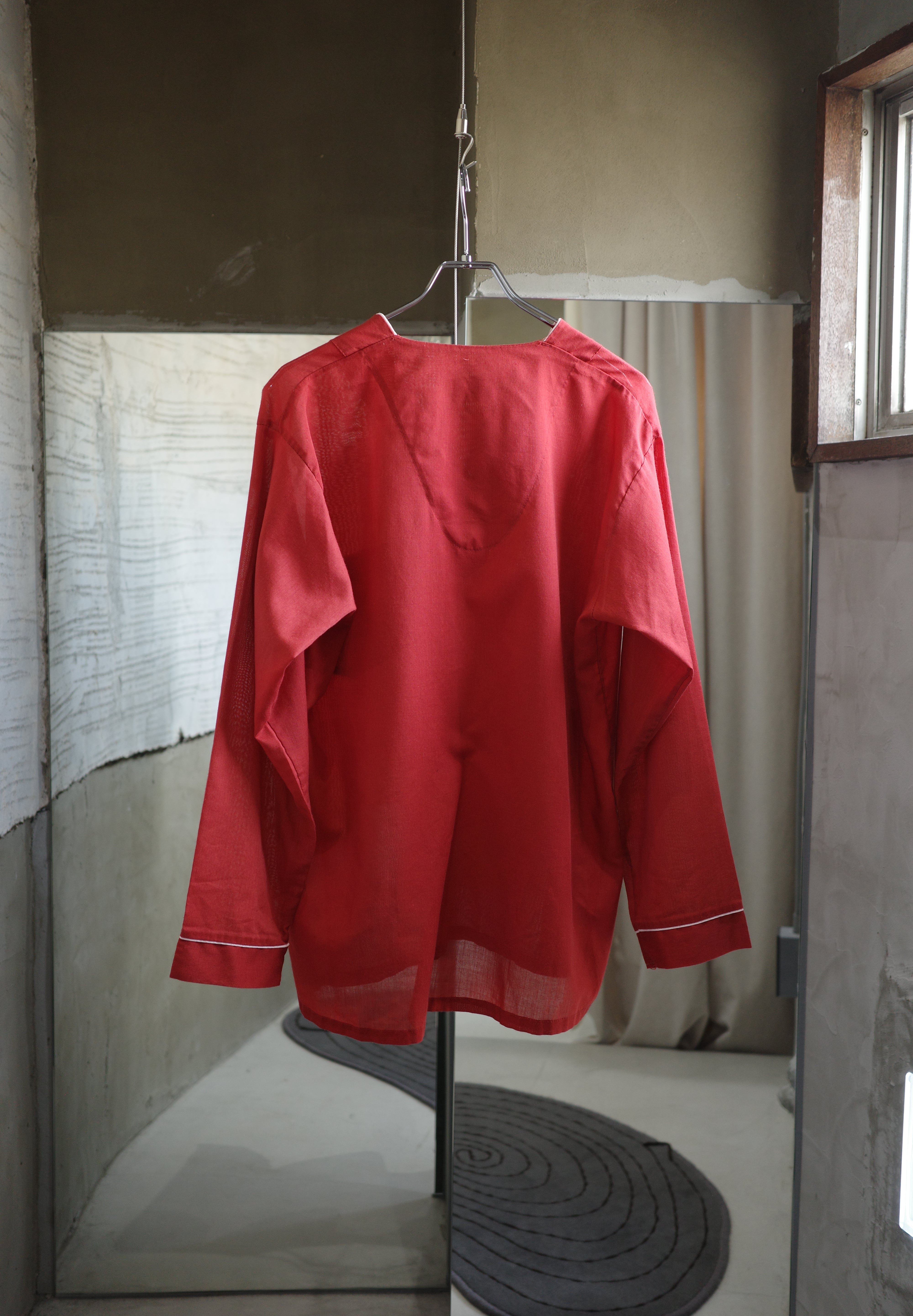 Red V neck tops