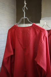 Red V neck tops