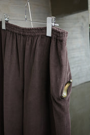 eskandar wide corduroy pants