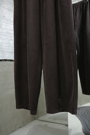 eskandar wide corduroy pants