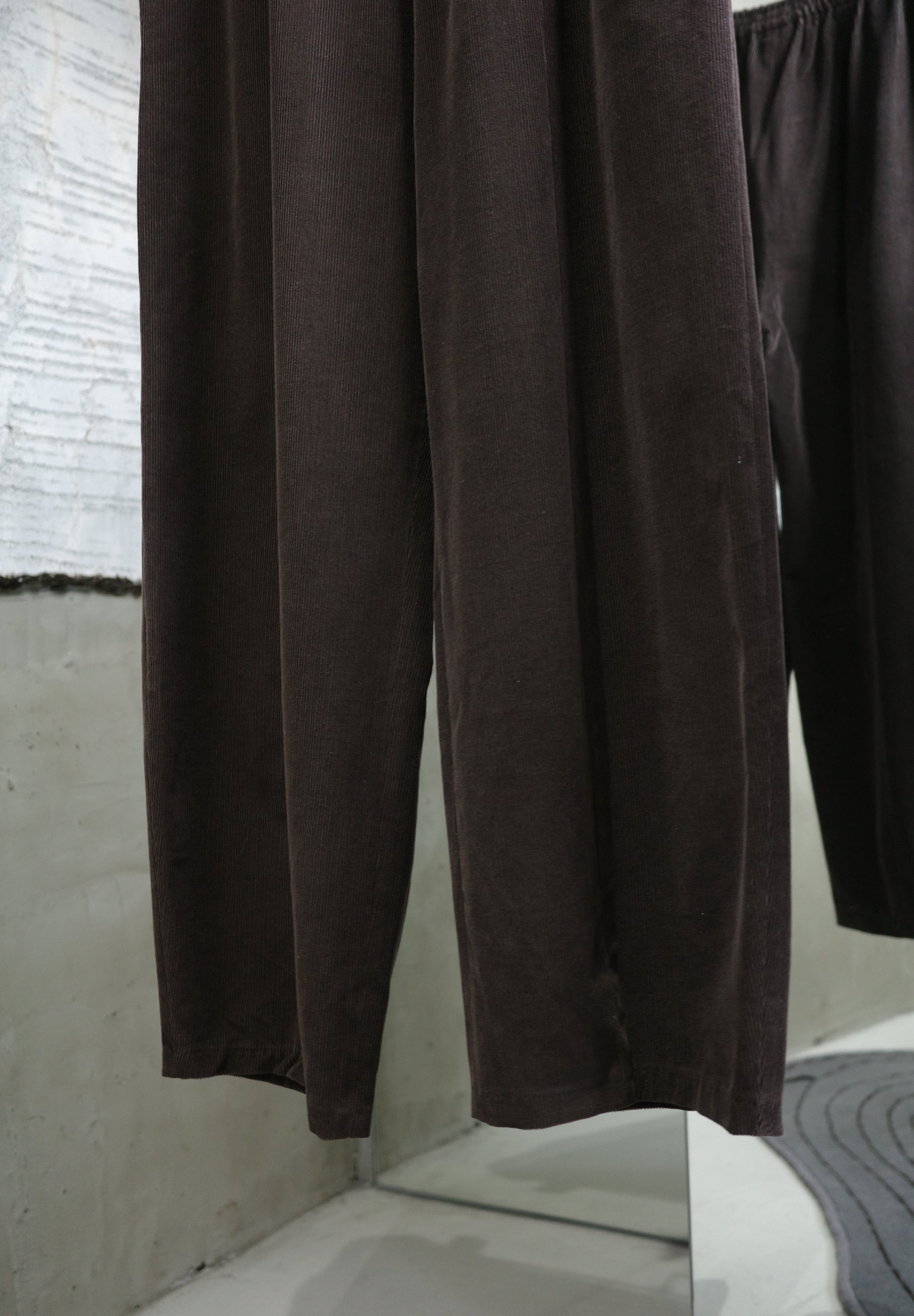 eskandar wide corduroy pants