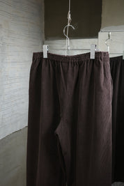 eskandar wide corduroy pants