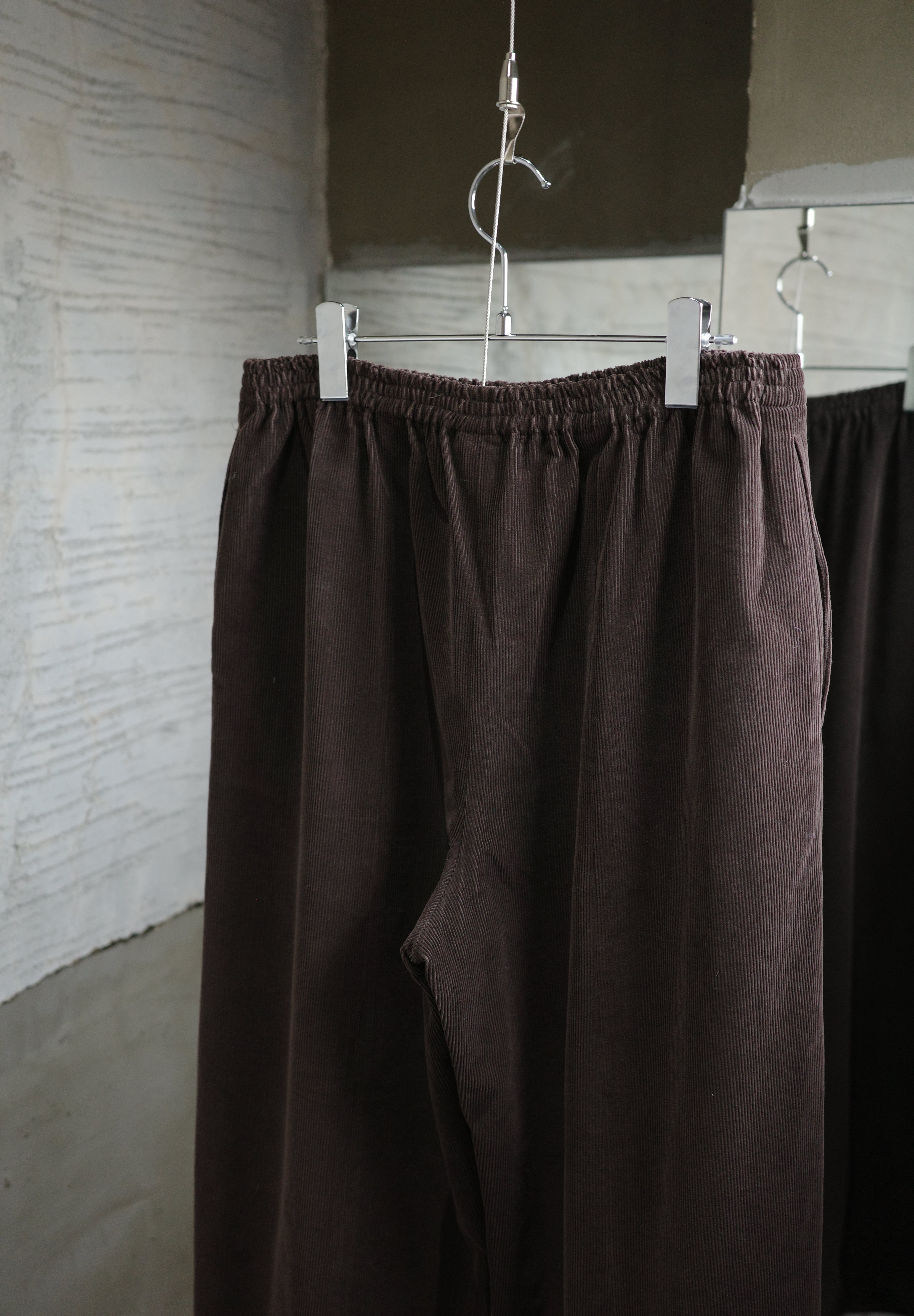 eskandar wide corduroy pants