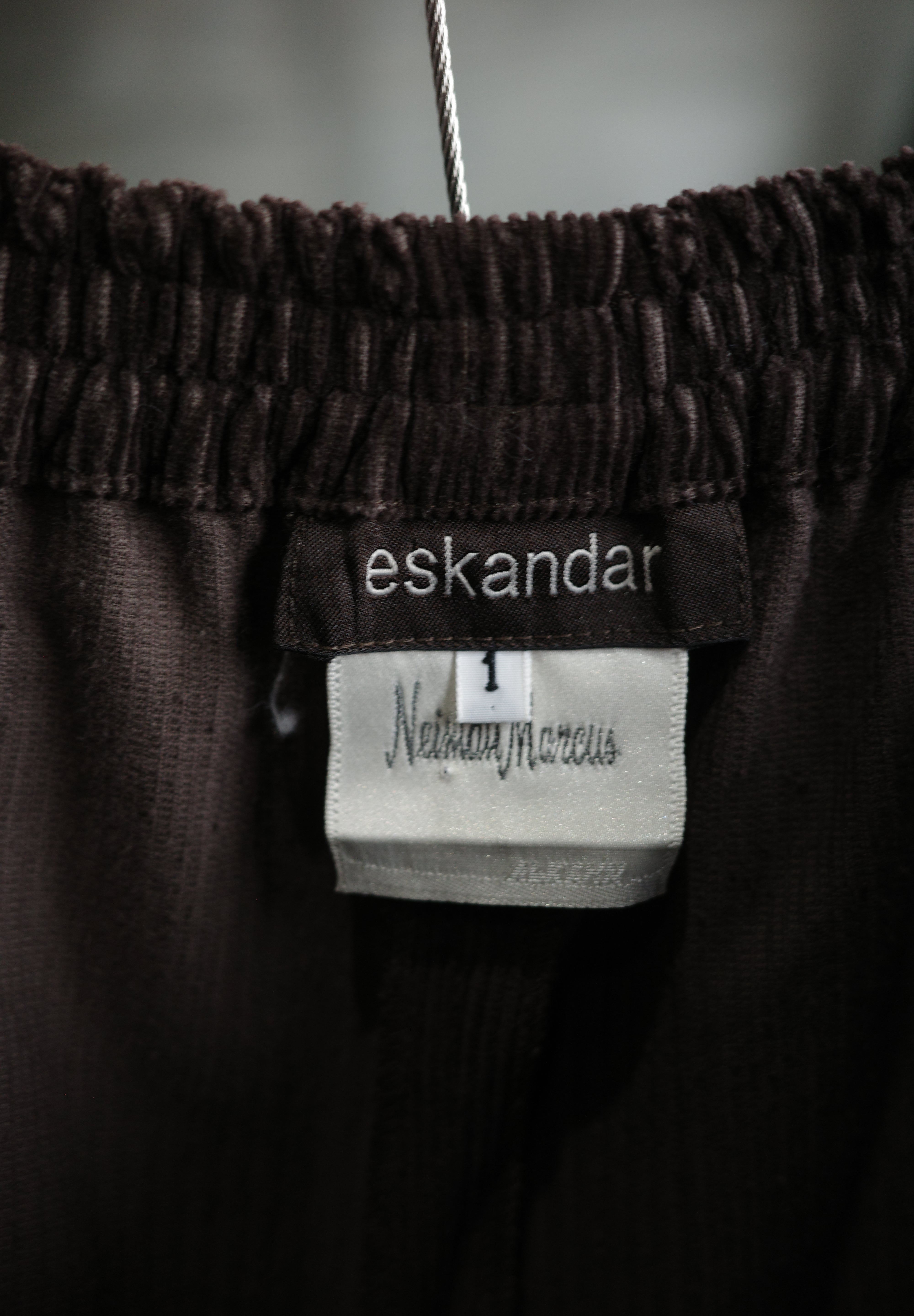 eskandar wide corduroy pants