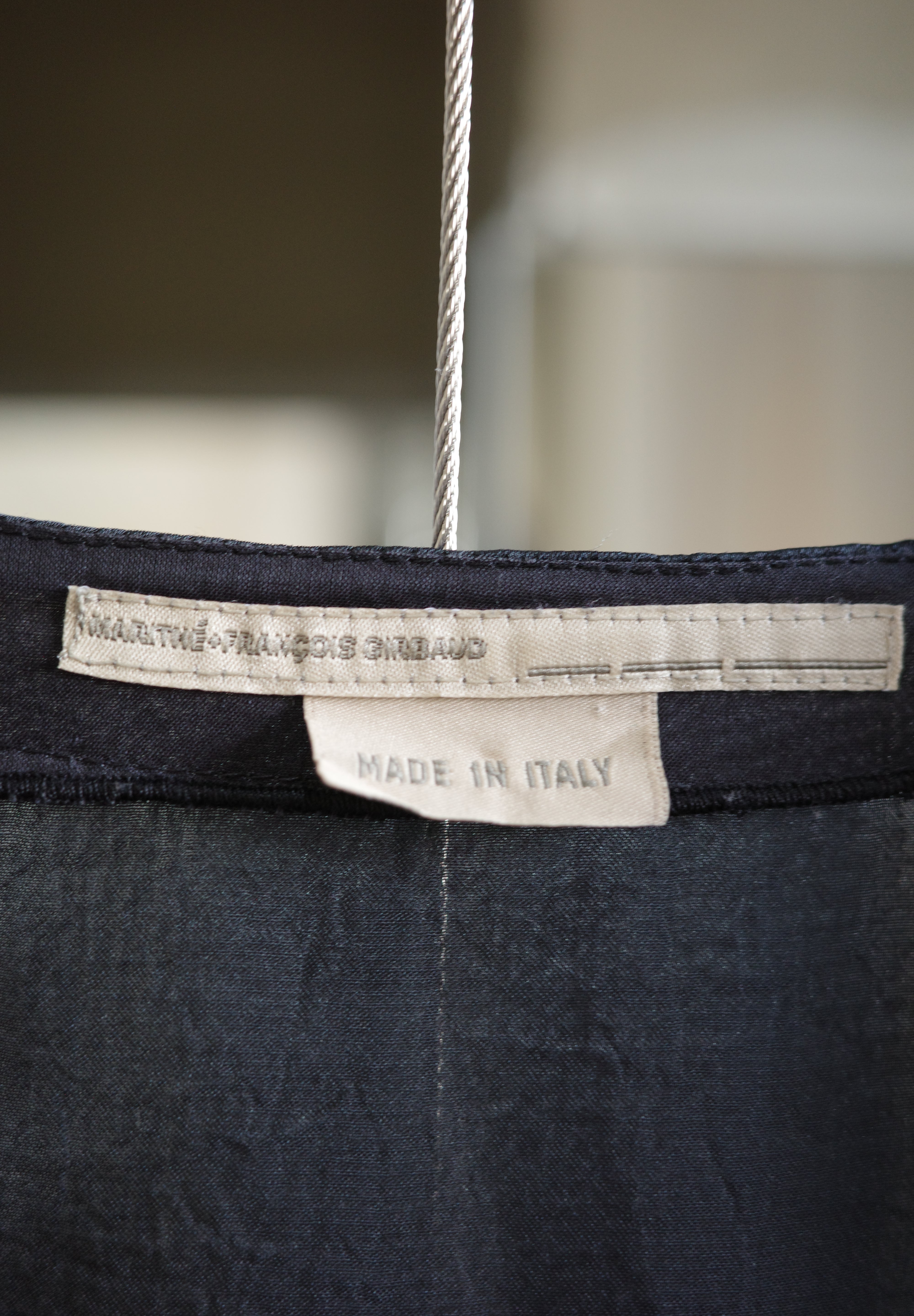 MARITHÉ + FRANÇOIS GIRBAUD Silk vest