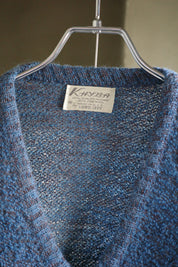 60's Mohair V neck knit