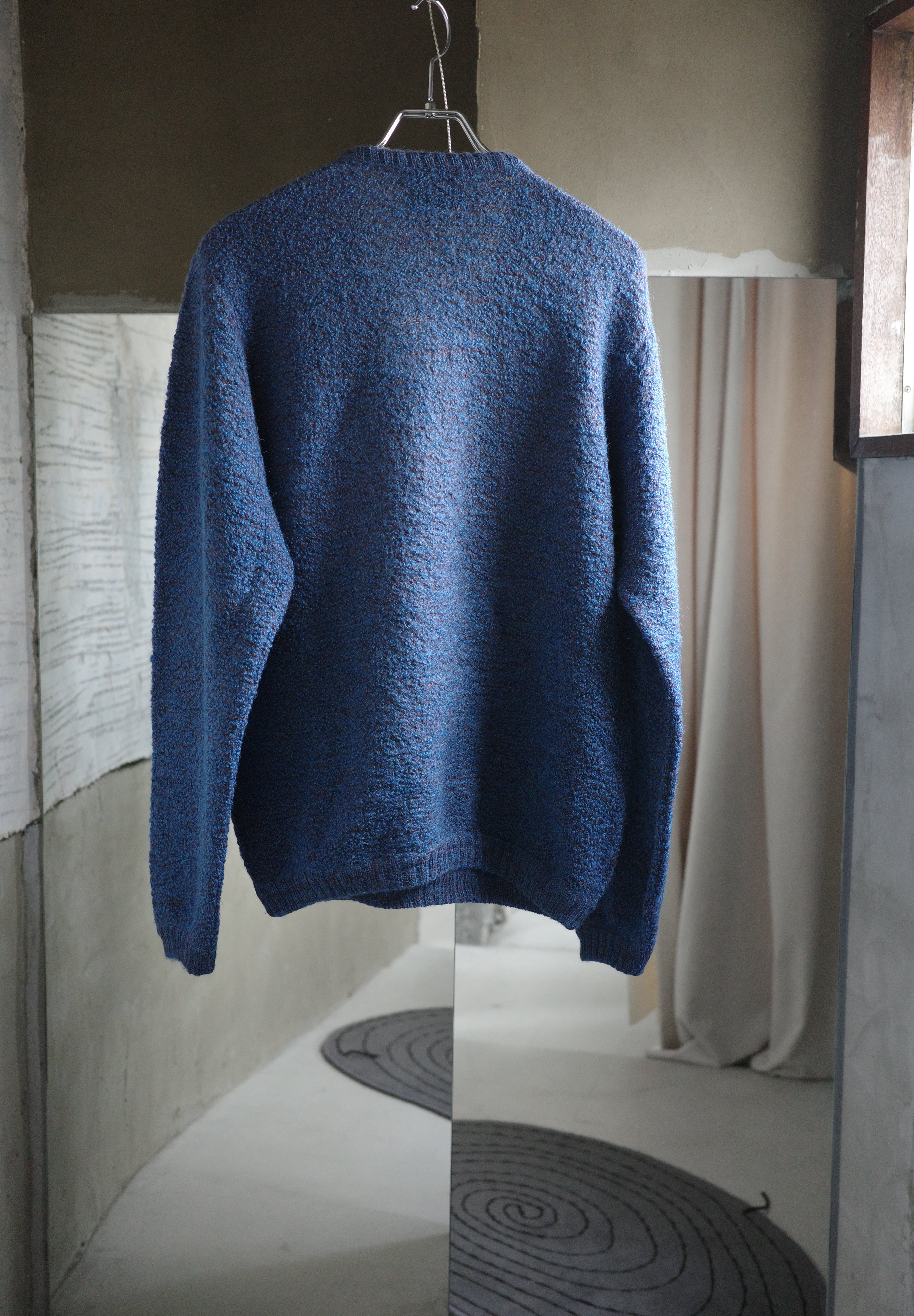 60's Mohair V neck knit