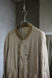 Rayon bomber jacket