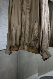 Rayon bomber jacket