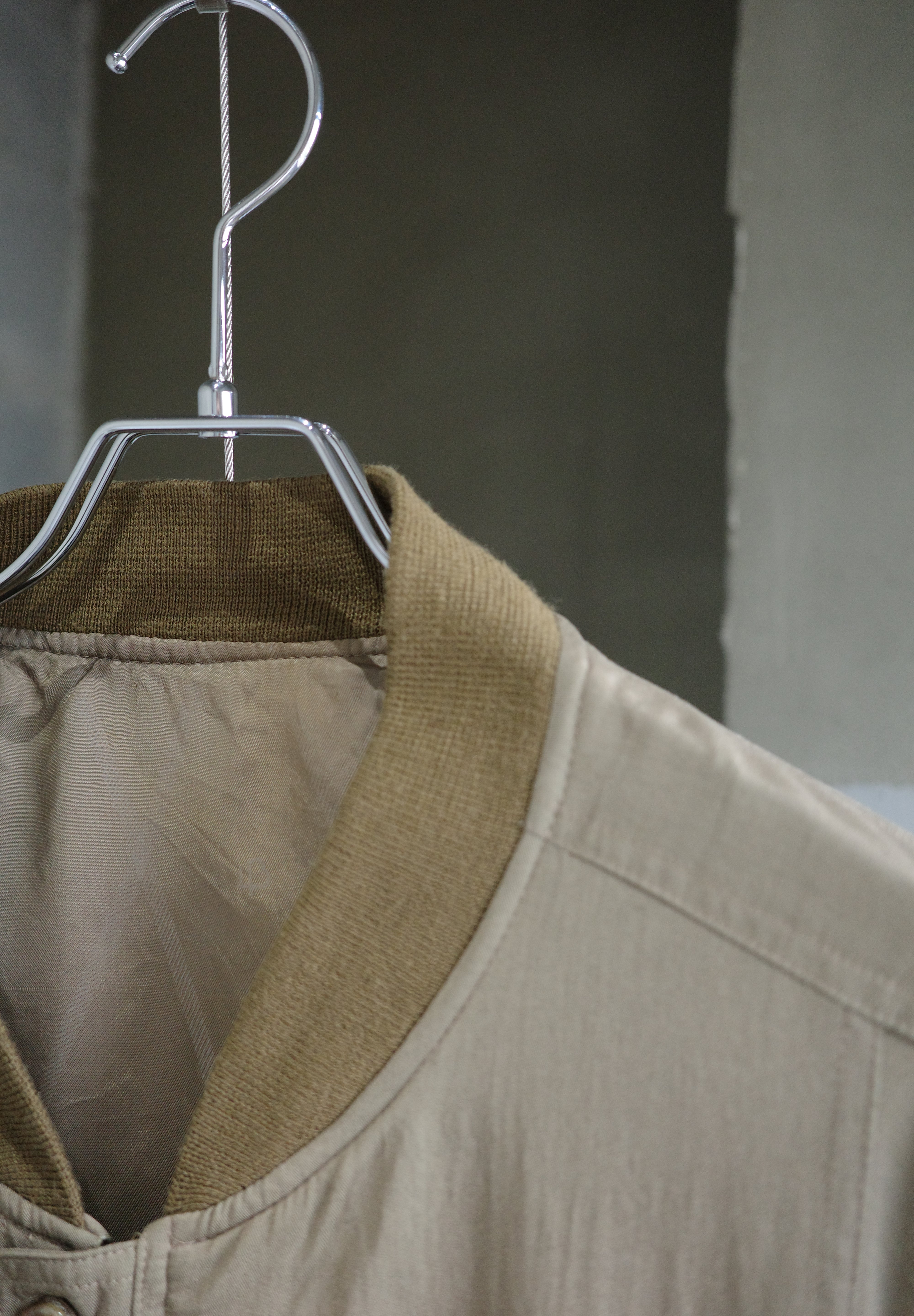 Rayon bomber jacket