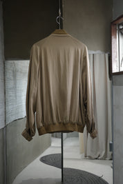 Rayon bomber jacket