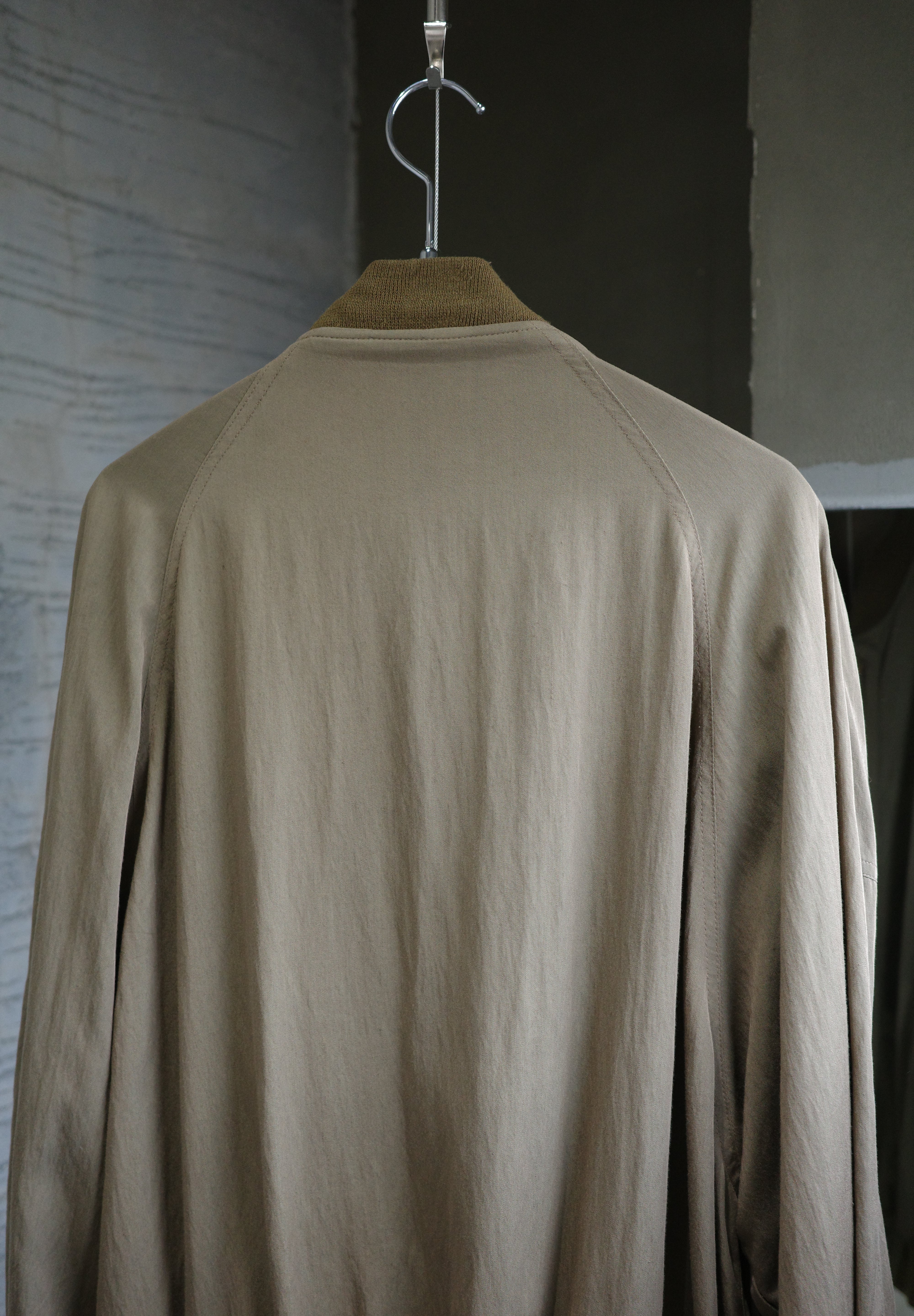 Rayon bomber jacket