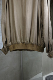 Rayon bomber jacket