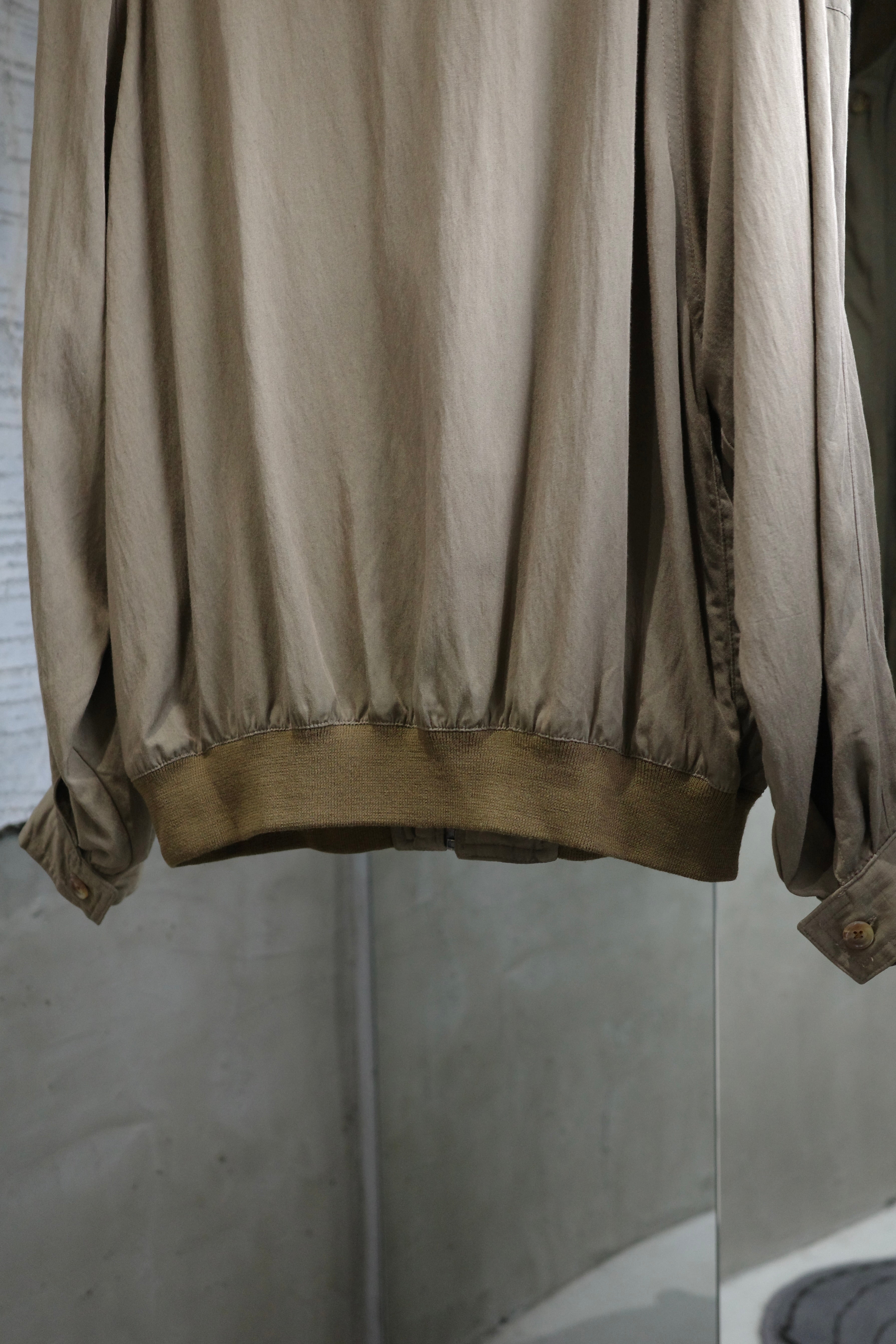 Rayon bomber jacket